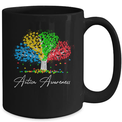 Autism Awareness Rainbow Tree Grow Your Awareness Mug Coffee Mug | Teecentury.com