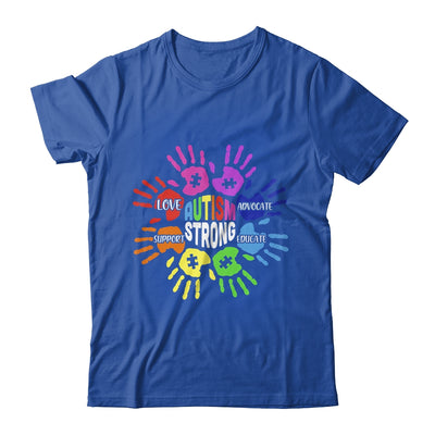 Autism Awareness Sign Language Hand Puzzle Support Shirt & Hoodie | teecentury
