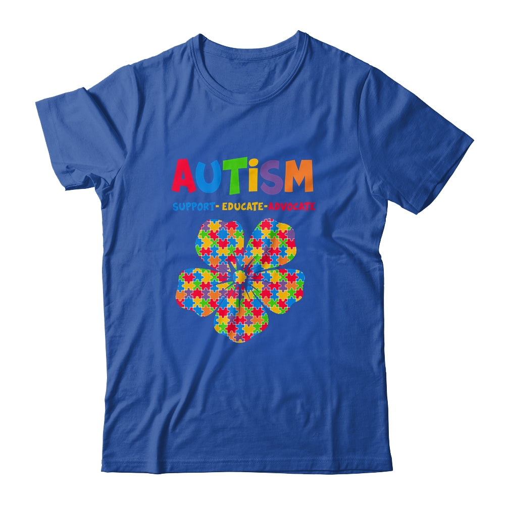 Autism Awareness Support Autism Kids Autistic For Mom Dad Shirt & Hoodie | teecentury