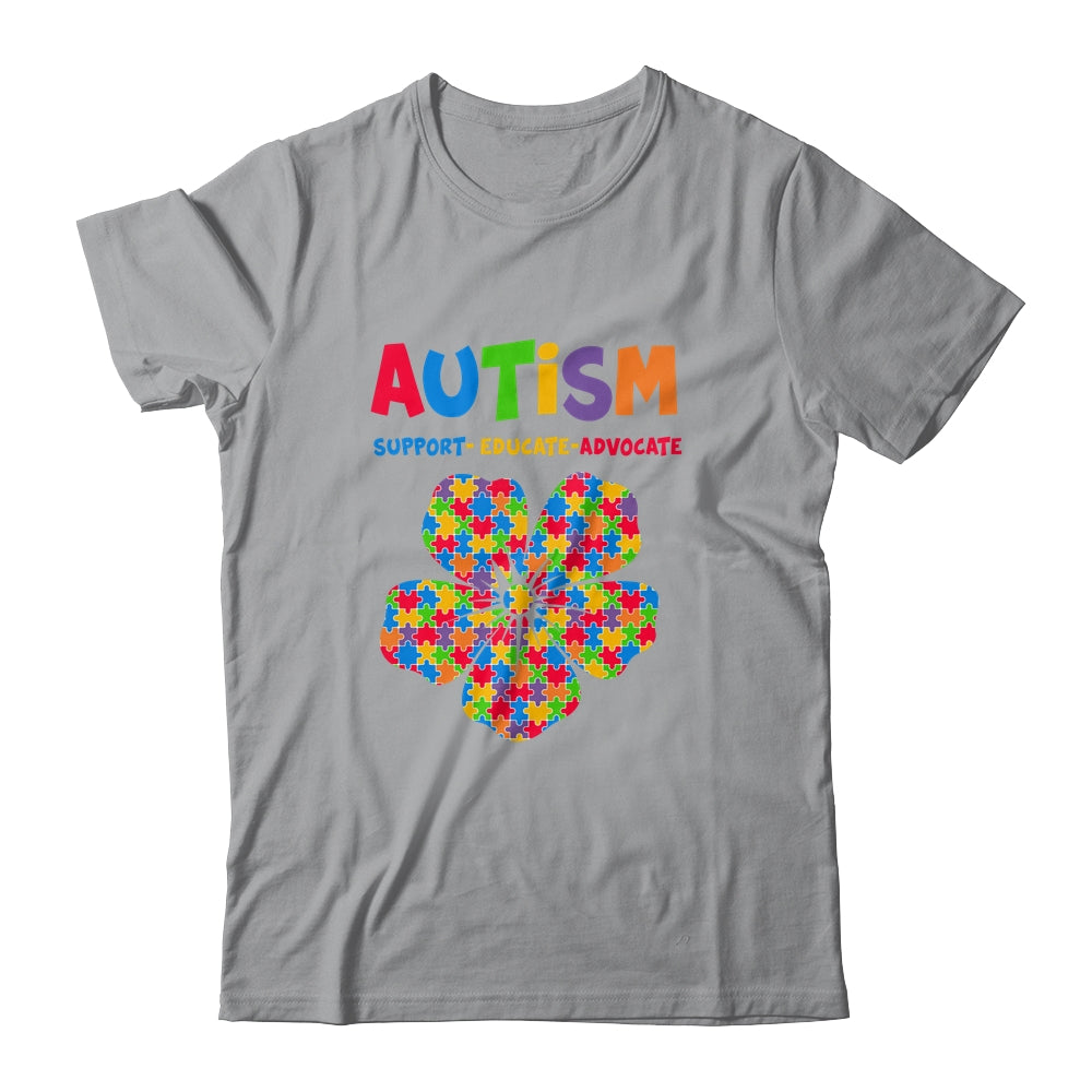 Autism Awareness Support Autism Kids Autistic For Mom Dad Shirt & Hoodie | teecentury