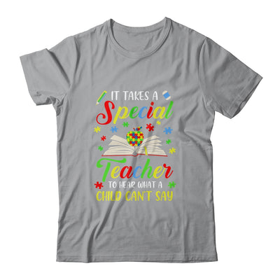 Autism Awareness Teacher It Takes A Special Teacher T-Shirt & Hoodie | Teecentury.com