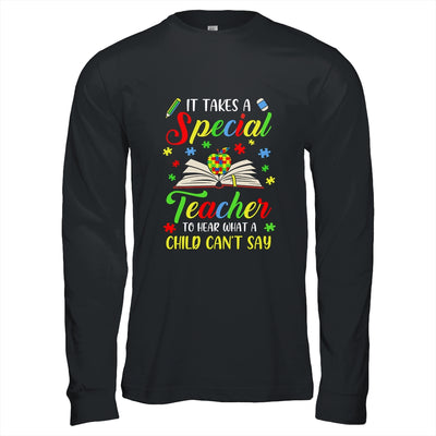 Autism Awareness Teacher It Takes A Special Teacher T-Shirt & Hoodie | Teecentury.com