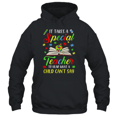 Autism Awareness Teacher It Takes A Special Teacher T-Shirt & Hoodie | Teecentury.com