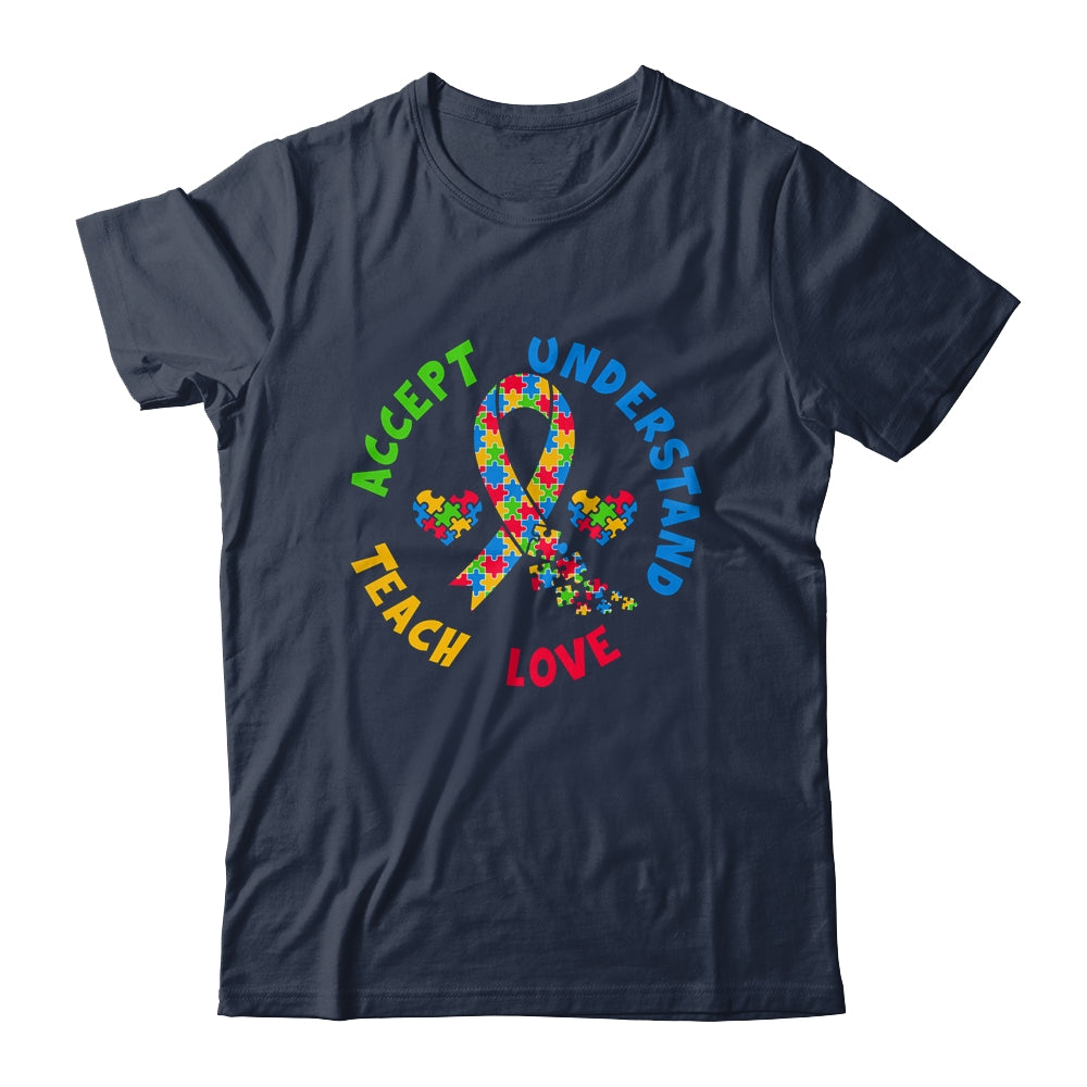 Autism Awareness Teacher Teach Accept Understand Love Shirt & Hoodie | teecentury