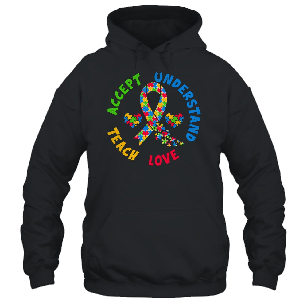 Autism Awareness Teacher Teach Accept Understand Love Shirt & Hoodie | teecentury