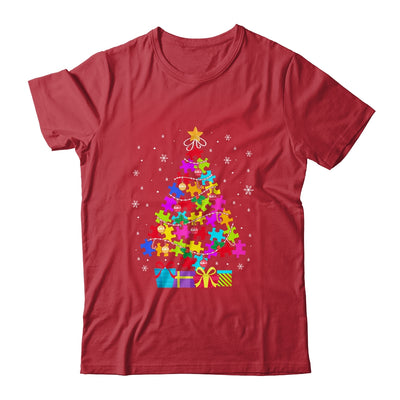 Autism Christmas Tree Gift For A Proud Autistic Person T-Shirt & Sweatshirt | Teecentury.com