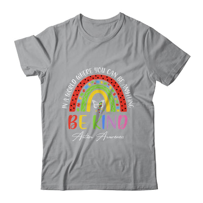 Autism Daughter Son Child Mom Be Kind Rainbow T-Shirt & Hoodie | Teecentury.com