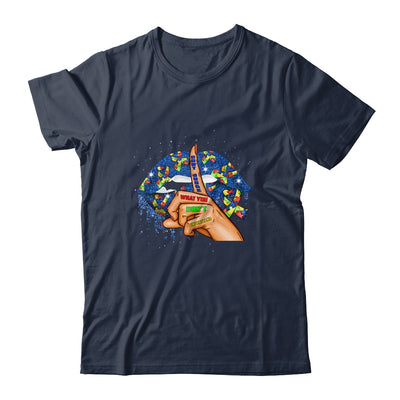 Autism Lips Don't Judge What You Don't Understand Autism Mom T-Shirt & Tank Top | Teecentury.com