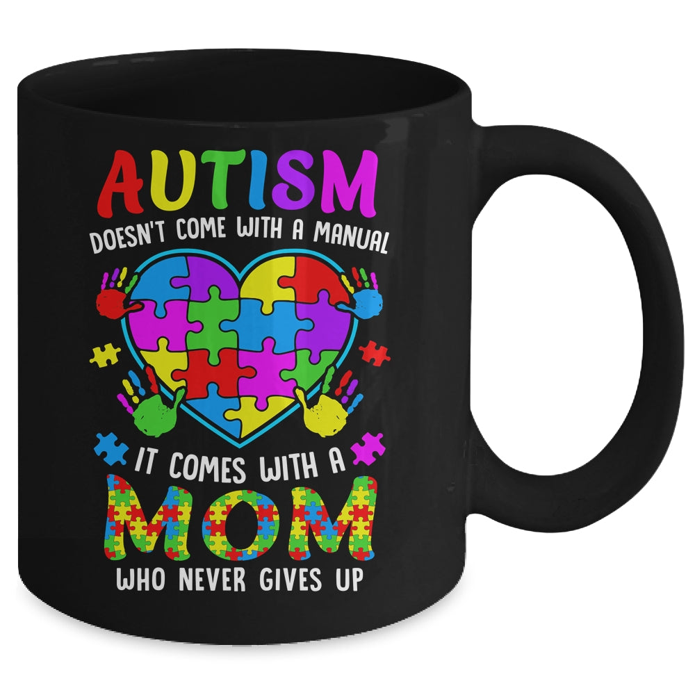 Autism Mom Womens Puzzle Piece Autism Awareness Month Mug | teecentury