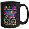 Autism Mom Womens Puzzle Piece Autism Awareness Month Mug | teecentury