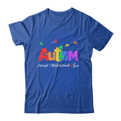 Autism Puzzle Accept Understand Love Autism Awareness Shirt & Hoodie | teecentury