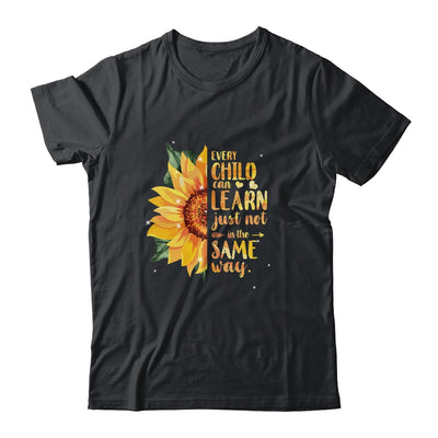 Autism Special Education Teacher Sunflower Shirt & Hoodie | teecentury