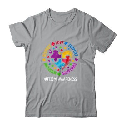 Autism Women Men Respect Love Support Autism Awarenes Shirt & Hoodie | teecentury