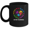 Autism Women Men Respect Love Support Autism Awarenes Mug | teecentury