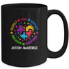 Autism Women Men Respect Love Support Autism Awarenes Mug | teecentury