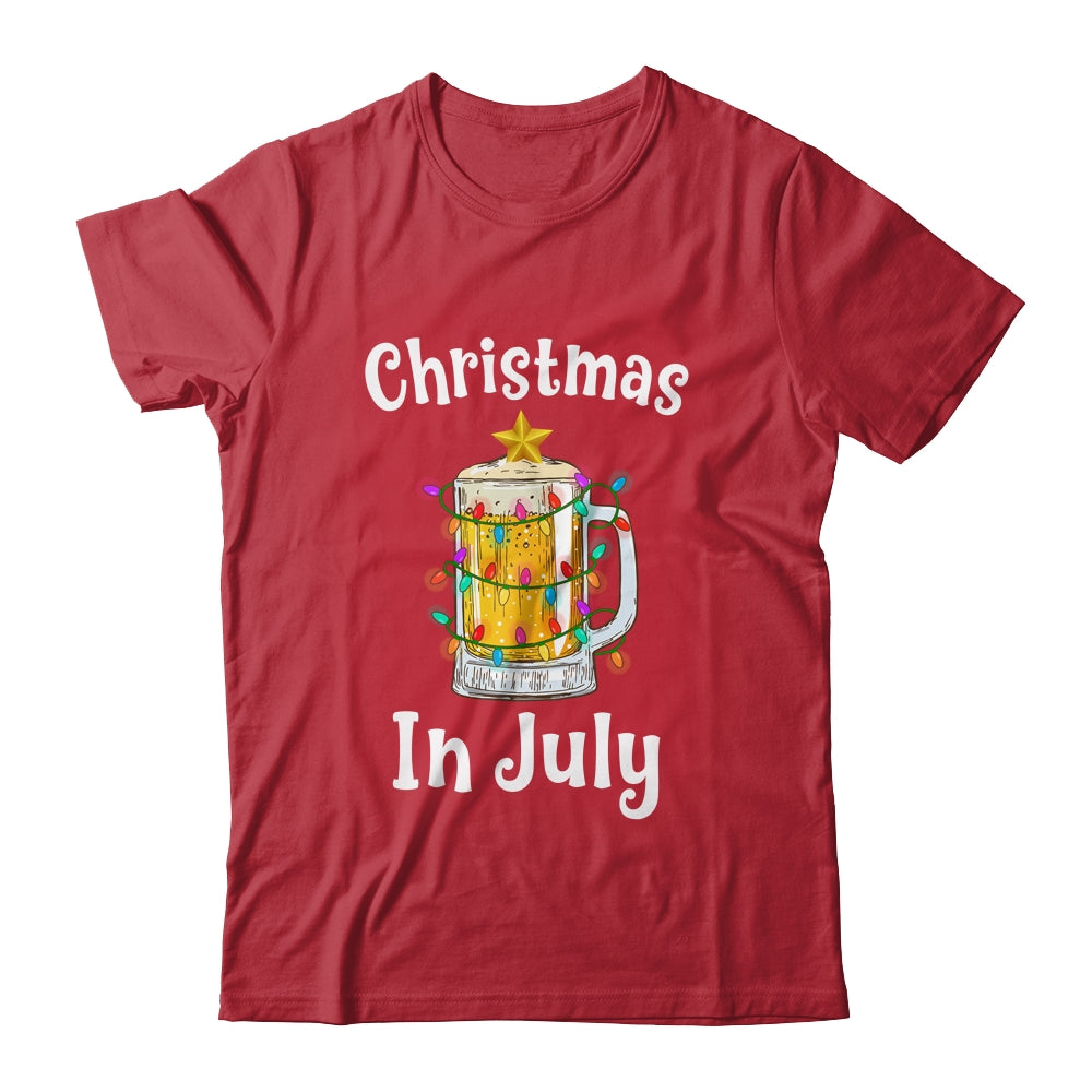 Awesome Beer Xmas Tree Summer For Christmas In July T-Shirt & Tank Top | Teecentury.com