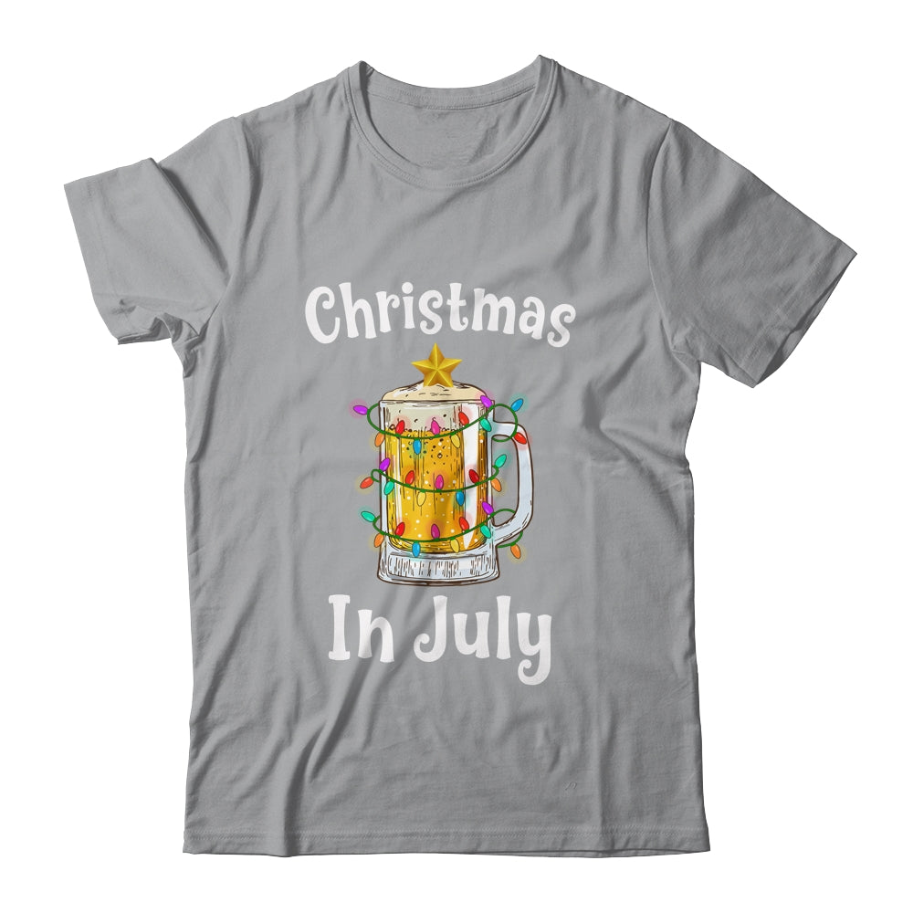 Awesome Beer Xmas Tree Summer For Christmas In July T-Shirt & Tank Top | Teecentury.com