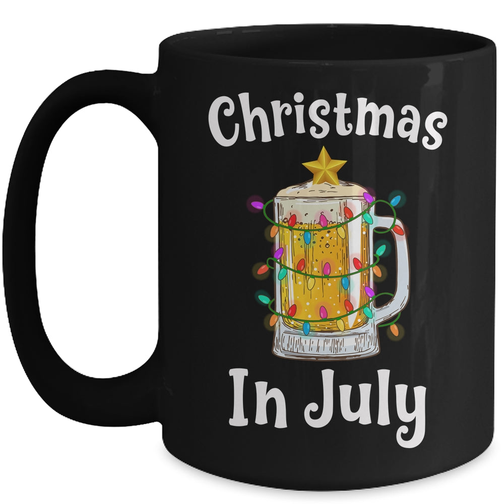 Awesome Beer Xmas Tree Summer For Christmas In July Mug Coffee Mug | Teecentury.com