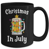Awesome Beer Xmas Tree Summer For Christmas In July Mug Coffee Mug | Teecentury.com