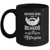 Awesome Dads Have Beards And Ride Motorcycles Best Biker Dad Mug Coffee Mug | Teecentury.com