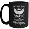 Awesome Dads Have Beards And Ride Motorcycles Best Biker Dad Mug Coffee Mug | Teecentury.com