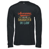 Awesome Like My Daughter In Law Retro Vintage Family Lovers T-Shirt & Hoodie | Teecentury.com