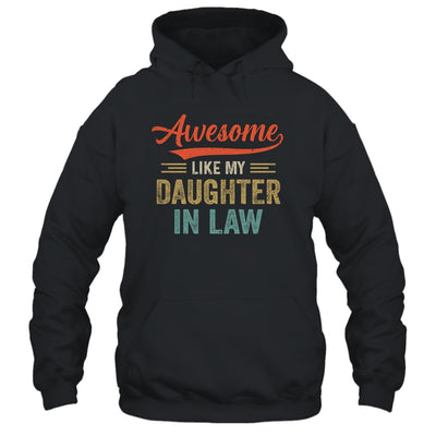 Awesome Like My Daughter In Law Retro Vintage Family Lovers T-Shirt & Hoodie | Teecentury.com