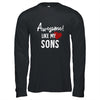 Awesome Like My Sons Fathers Day Dad Joke Shirt & Hoodie | teecentury