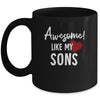 Awesome Like My Sons Fathers Day Dad Joke Mug | teecentury