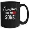 Awesome Like My Sons Fathers Day Dad Joke Mug | teecentury