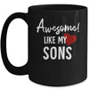 Awesome Like My Sons Fathers Day Dad Joke Mug | teecentury