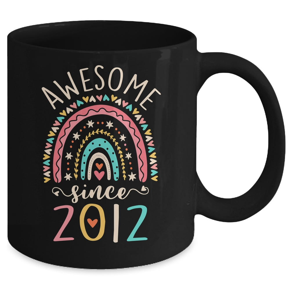 Awesome Since 2012 10th Birthday Rainbow Born In 2012 Mug | teecentury