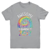 Awesome Since 2012 10th Birthday Rainbow Girl Tie Dye Youth Shirt | teecentury