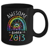 Awesome Since 2013 9th Birthday Rainbow Girl Tie Dye Mug | teecentury