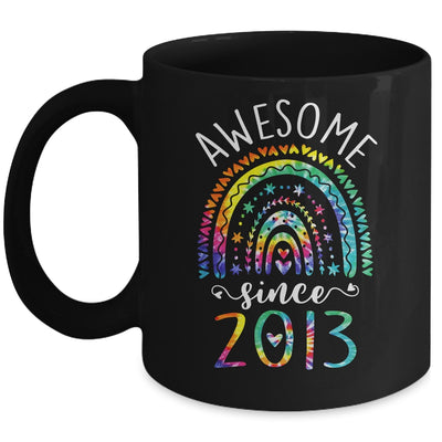 Awesome Since 2013 9th Birthday Rainbow Girl Tie Dye Mug | teecentury