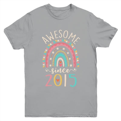 Awesome Since 2015 7th Birthday Rainbow Born In 2015 Youth Shirt | teecentury
