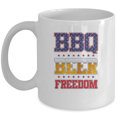 BBQ Beer Freedom America USA Party 4th of July Mug Coffee Mug | Teecentury.com