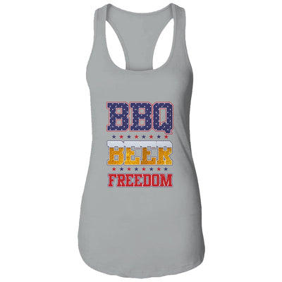 BBQ Beer Freedom America USA Party 4th of July T-Shirt & Tank Top | Teecentury.com
