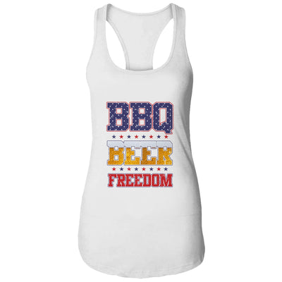 BBQ Beer Freedom America USA Party 4th of July T-Shirt & Tank Top | Teecentury.com