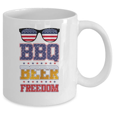 BBQ Beer Freedom Shirt USA America 2022 Proud American Mug Coffee Mug | Teecentury.com