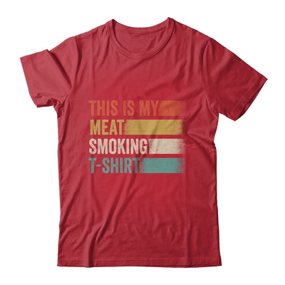 BBQ Smoker Themed Retro Vintage My Meat Smoking Shirt & Hoodie | teecentury