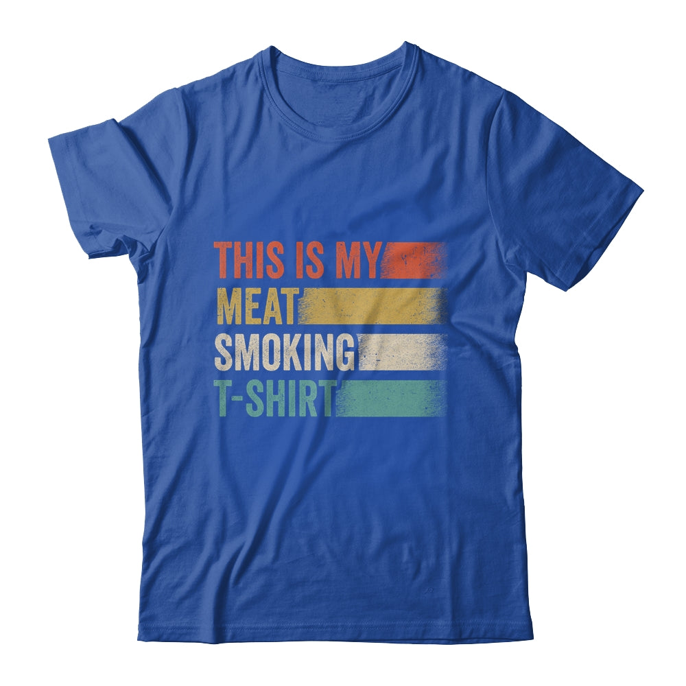 BBQ Smoker Themed Retro Vintage My Meat Smoking Shirt & Hoodie | teecentury