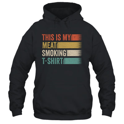 BBQ Smoker Themed Retro Vintage My Meat Smoking Shirt & Hoodie | teecentury
