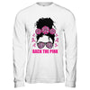 Back The Pink Breast Cancer Awareness Messy Bun Pink Ribbon Shirt & Hoodie | teecentury