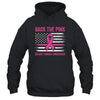 Back The Pink Ribbon American Flag Breast Cancer Awareness T-Shirt & Hoodie | Teecentury.com