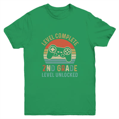 Back To School 2022 2nd Grade Gamer Retro Gaming Youth Youth Shirt | Teecentury.com