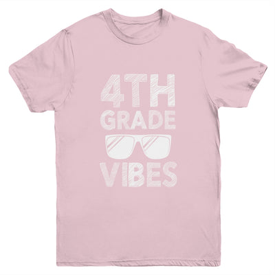 Back To School 4th Grade Vibes Youth Youth Shirt | Teecentury.com