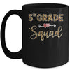 Back To School Fifth Grade 5th Grade Squad Leopard Student Mug Coffee Mug | Teecentury.com