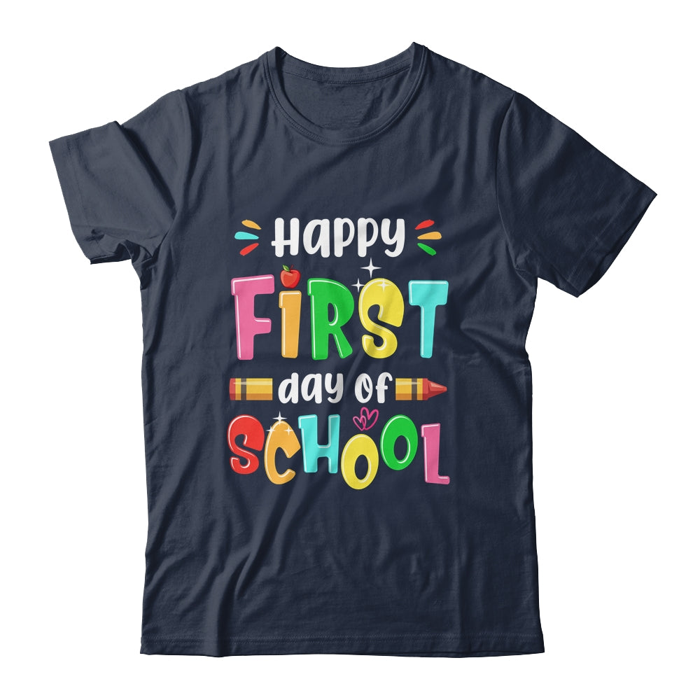 Back To School Teachers Kids Child Happy First Day Of School Shirt & Hoodie | teecentury