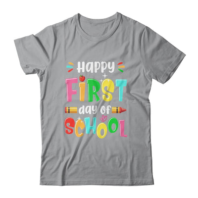 Back To School Teachers Kids Child Happy First Day Of School Shirt & Hoodie | teecentury